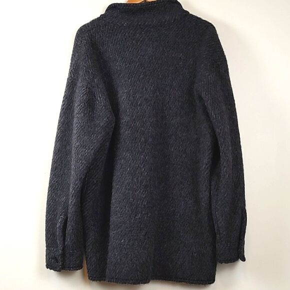 Peruvian Connection Button Down Sweater Jacket Alpaca Blend Size XL - Picture 12 of 14